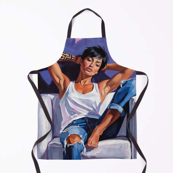 Item preview, Painting art of a woman reclining on a chair modern art designed and sold by Vintage Designs +.