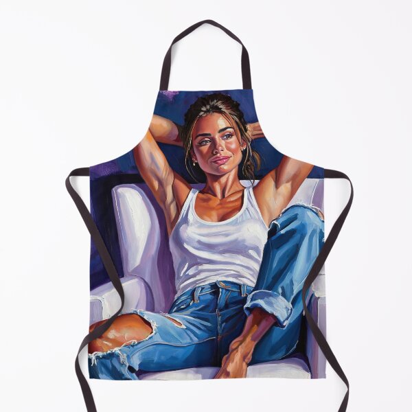 Item preview, Painting art of a woman reclining on a chair modern art designed and sold by Vintage Designs +.