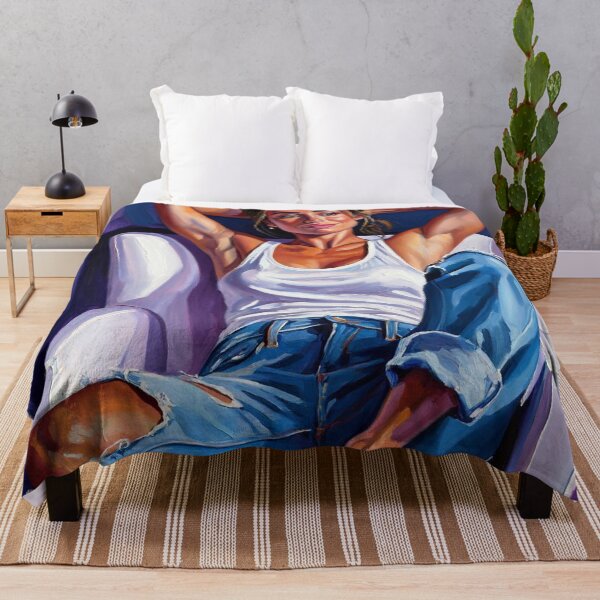 Item preview, Painting art of a woman reclining on a chair modern art designed and sold by Vintage Designs +.