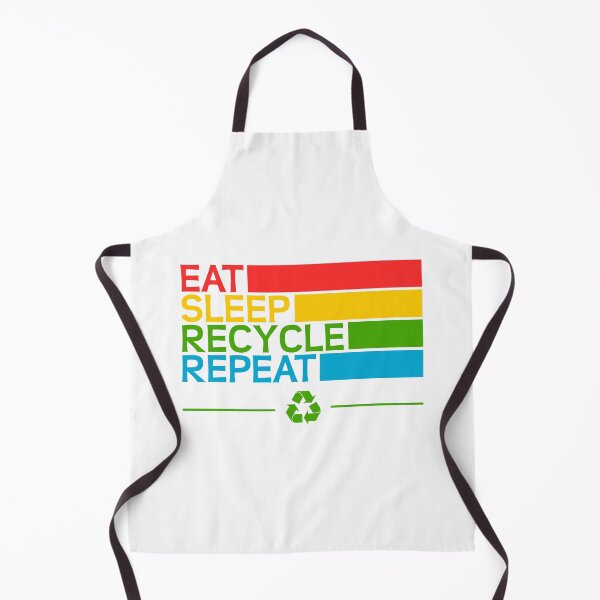 Item preview, Eat sleep recycle repeat designed and sold by ZnDigitalPrints.