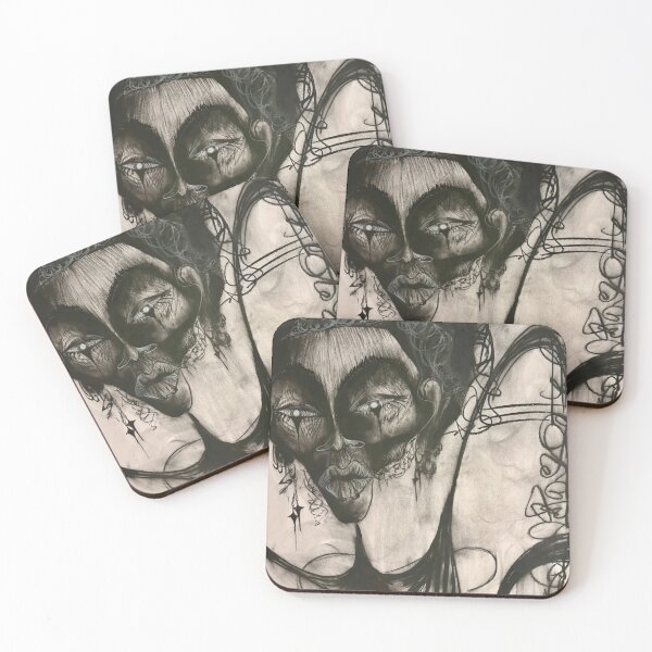 Item preview, charcoal drawing portrait designed and sold by QueerPOCart.