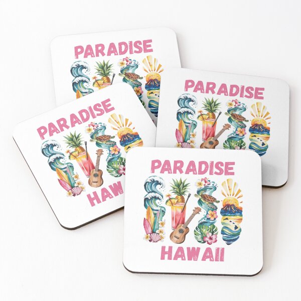 Item preview, Paradise Hawaii – tropical island & aloha state design designed and sold by CleanDecor.