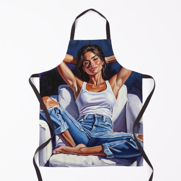 Item preview, Painting art of a woman reclining on a chair modern art designed and sold by Vintage Designs +.