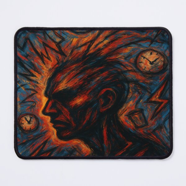 Item preview, Overloaded Mind – Pressure of Time designed and sold by PSInkStudio.