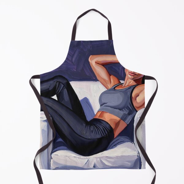 Item preview, Painting art of a woman reclining on a chair modern art designed and sold by Vintage Designs +.