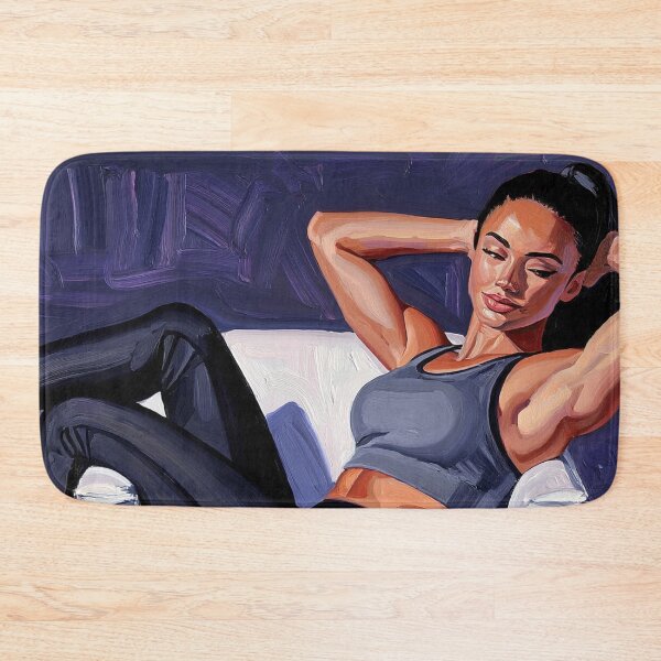 Item preview, Painting art of a woman reclining on a chair modern art designed and sold by Vintage Designs +.