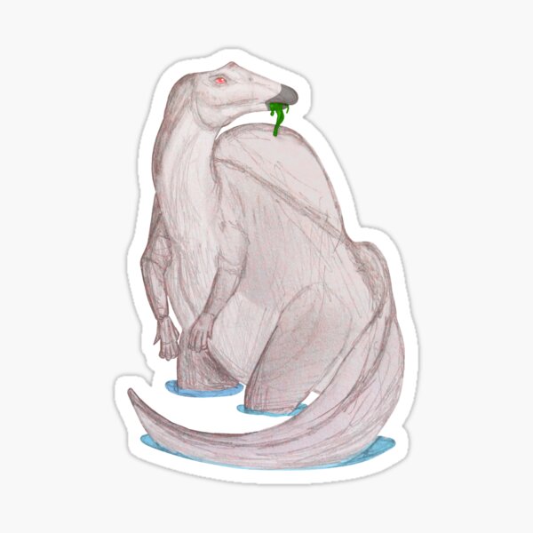 Item preview, Ouranosaurus coloured sketch designed and sold by DoodleSnake58.