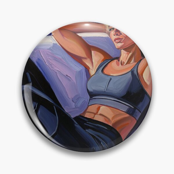 Item preview, Painting art of a woman reclining on a chair modern art designed and sold by Vintage Designs +.