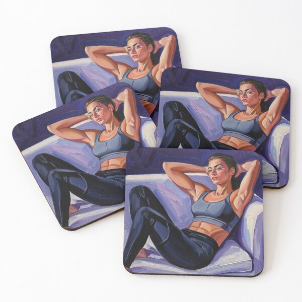 Item preview, Painting art of a woman reclining on a chair modern art designed and sold by Vintage Designs +.