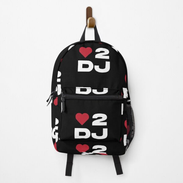 Artikelvorschau, Love 2 DJ – Auffälliges minimalistisches DJ-Herzdesign entworfen und verkauft von TipTop GFX.