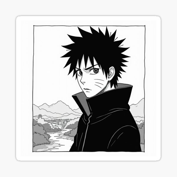 Item preview, Pain Akatsuki - Naruto Shippuden Monochrome Art designed and sold by jaksa429.