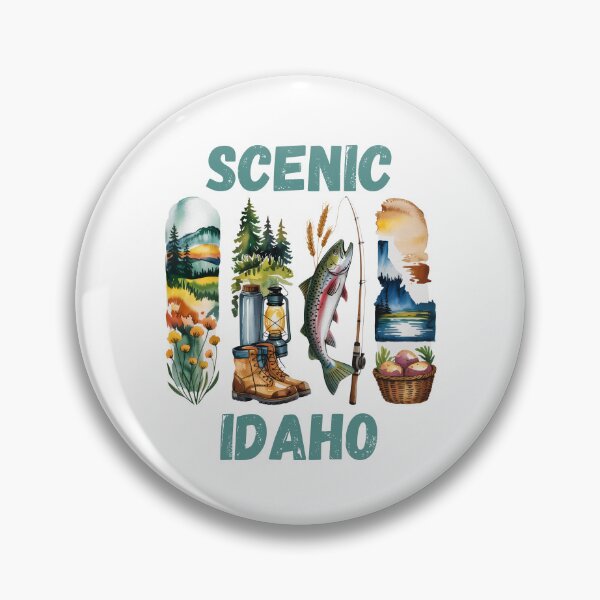 Item preview, Scenic Idaho – gem state pride & nature design designed and sold by CleanDecor.