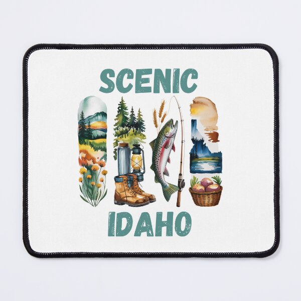 Item preview, Scenic Idaho – gem state pride & nature design designed and sold by CleanDecor.