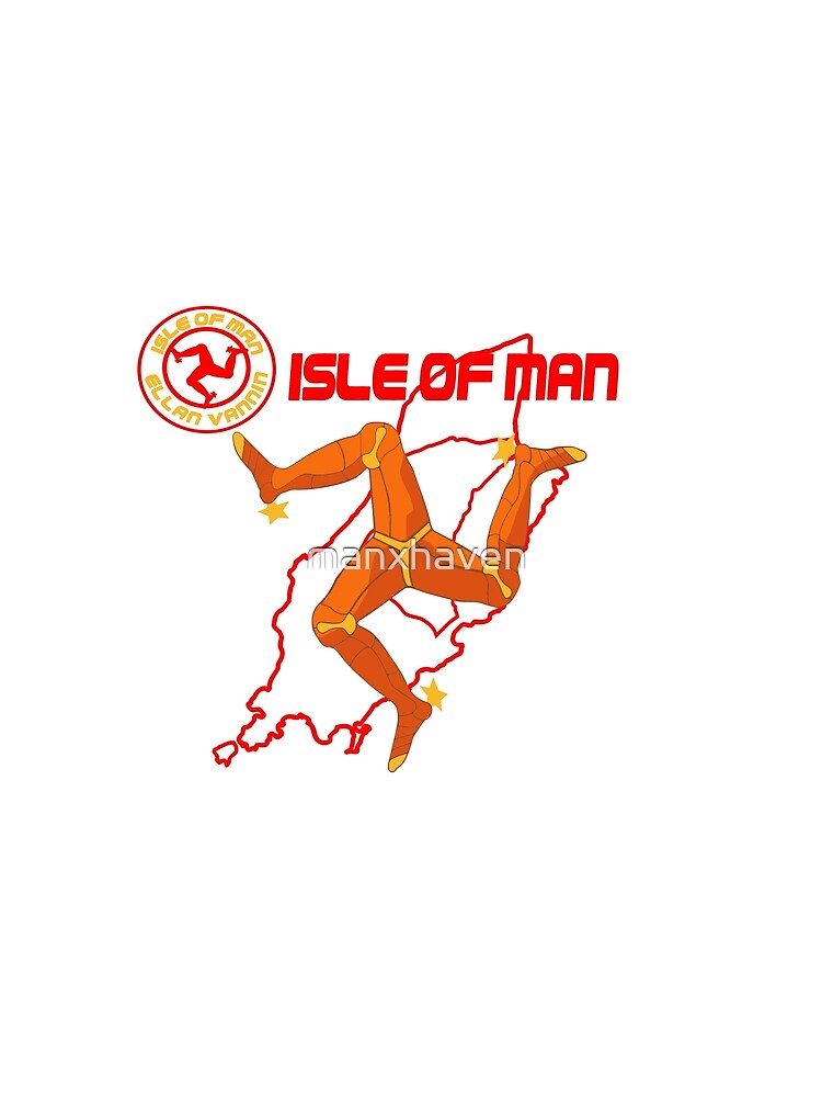 3 Legs of Man Map by manxhaven
