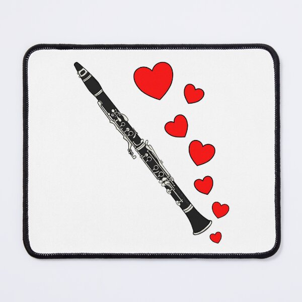 Item preview, Valentines Day Clarinet Player Clarinetist Anniversary Wedding Musician designed and sold by doodlerob.