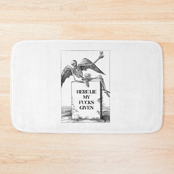 Item preview, Here Lie All My Fucks Given designed and sold by Club_Anxiety_.
