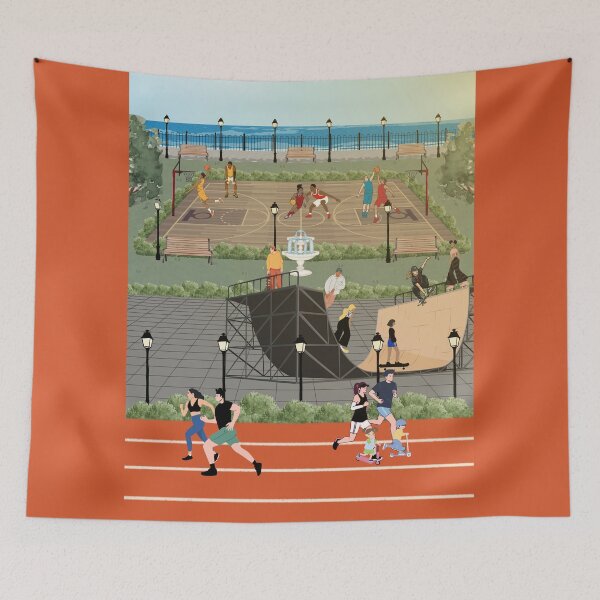 Item preview, Playing basketball / Skateboarding / Jogging in nice weather designed and sold by HBBS DESIGNS.