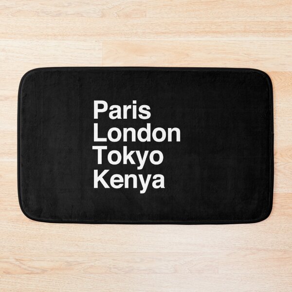 Item preview, Paris London Tokyo Kenya designed and sold by Custom365.