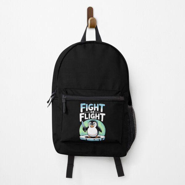 Item preview, Fight Or Flight Meme Penguin - It’s the perfect gift for people with a sense of humor who deal with stress, anxiety, or simply love funny and quirky penguin memes. designed and sold by ZyziowskyArt.