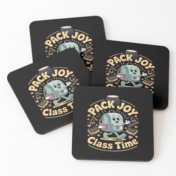 Item preview, Pack Joy Backpack – Ready for Class Time Cute designed and sold by Taans-Creation.