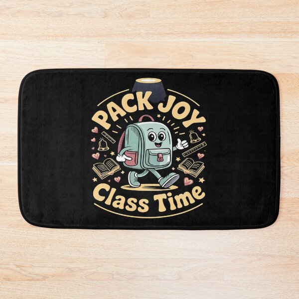 Item preview, Pack Joy Backpack – Ready for Class Time Cute designed and sold by Taans-Creation.