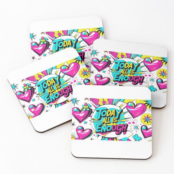 Item preview, Today, All is Enough – Neon Pop Comic Edition designed and sold by MantraVisual.