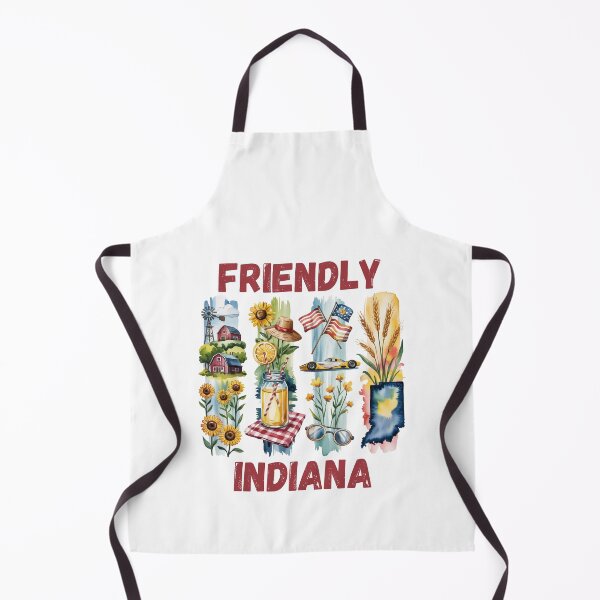 Item preview, Friendly Indiana – hoosier state pride & midwest charm design designed and sold by CleanDecor.
