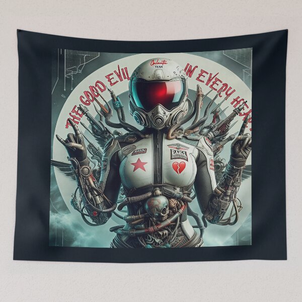 Item preview, Cyberpunk Lady Racer Rebellion designed and sold by Voodoo Store Paranormal Collections.