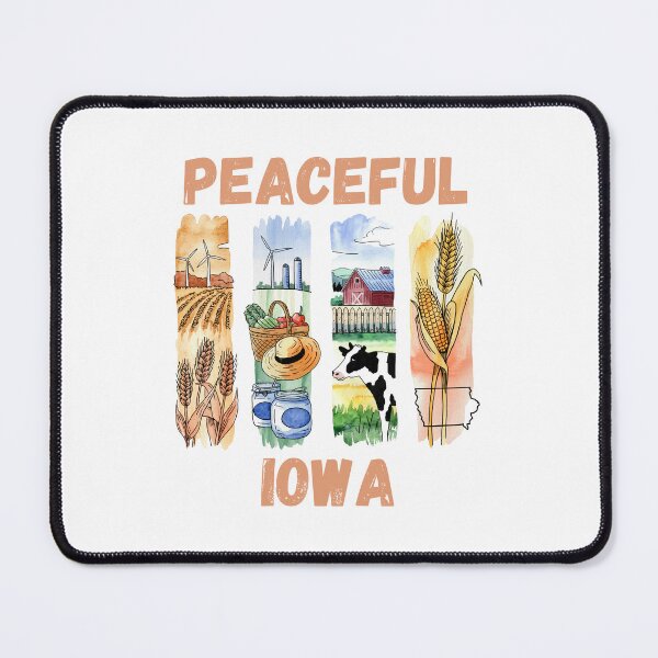 Item preview, Peaceful Iowa – hawkeye state pride & countryside design designed and sold by CleanDecor.