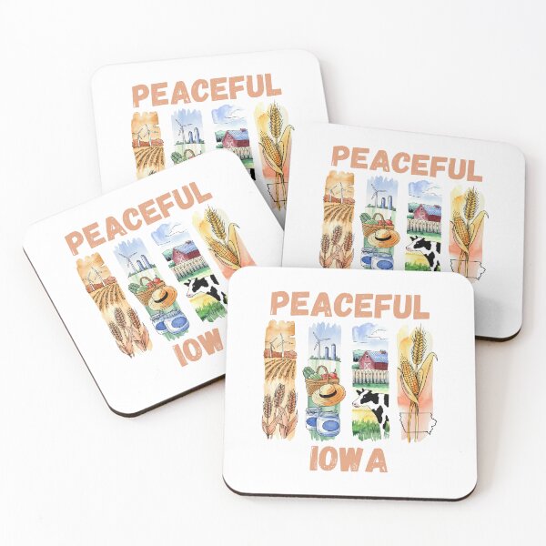 Item preview, Peaceful Iowa – hawkeye state pride & countryside design designed and sold by CleanDecor.