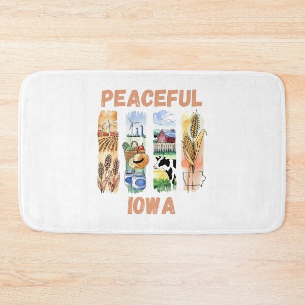 Item preview, Peaceful Iowa – hawkeye state pride & countryside design designed and sold by CleanDecor.