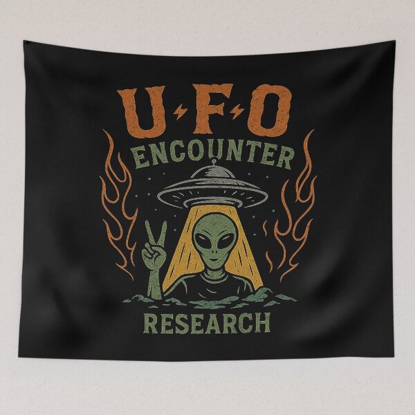 Item preview, Cosmic Peace: Vintage UFO Research Encounter designed and sold by zzz888.