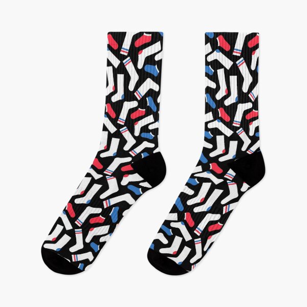 Item preview, Retro Sock Party Pattern – Funny Meta Socks on Socks designed and sold by RealLifeMerchies.