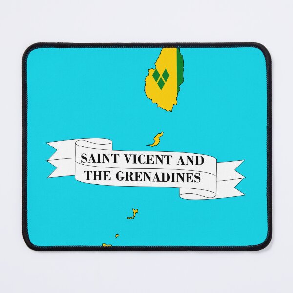 Item preview, Flag map of Saint Vincent and the Grenadines designed and sold by visual adventures.