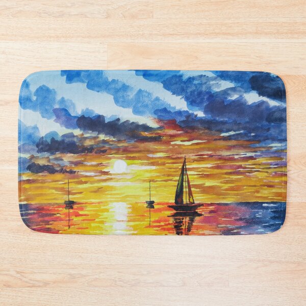 Item preview, Sunset On The Afremov Sea designed and sold by ShapeBow.