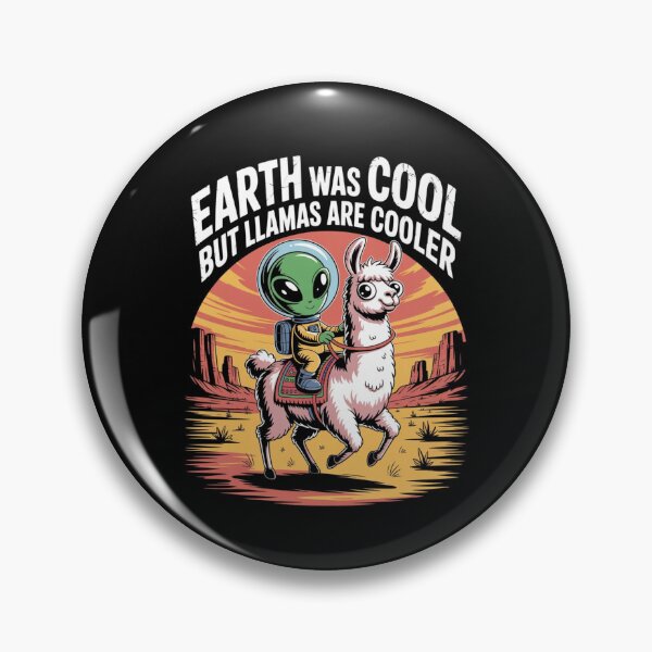 Item preview, Earth was cool, but lama's are cooler - Hello human alien designed and sold by JansenGS.