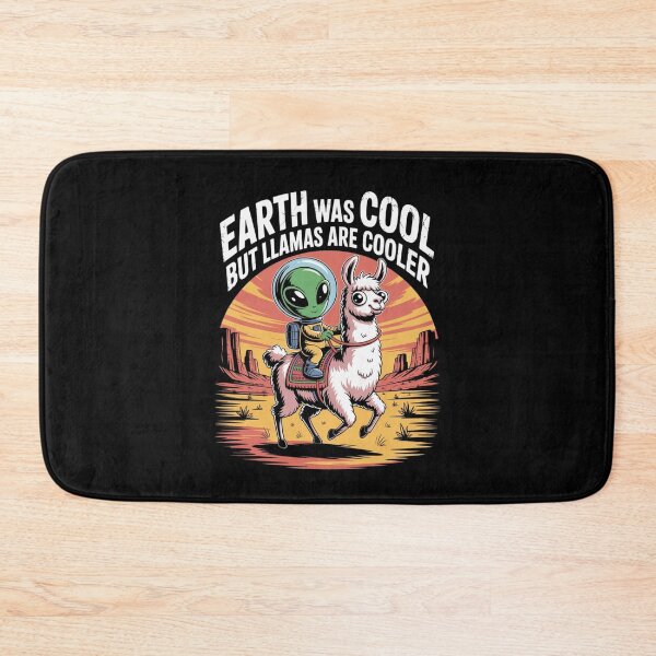 Item preview, Earth was cool, but lama's are cooler - Hello human alien designed and sold by JansenGS.