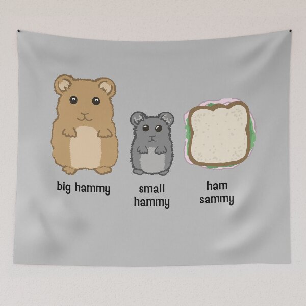 Item preview, big hammy, small hammy, ham sammy designed and sold by ScribbL-ScrabbL.