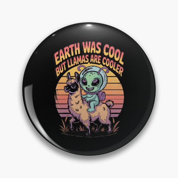 Item preview, Earth was cool, but lama's are cooler - Hello human alien designed and sold by JansenGS.