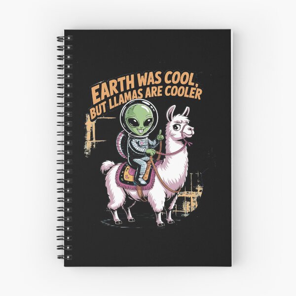 Item preview, Earth was cool, but lama's are cooler - Hello human alien designed and sold by JansenGS.