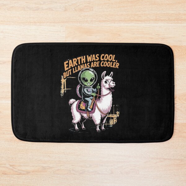 Item preview, Earth was cool, but lama's are cooler - Hello human alien designed and sold by JansenGS.