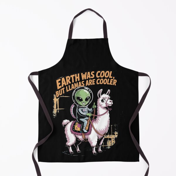 Item preview, Earth was cool, but lama's are cooler - Hello human alien designed and sold by JansenGS.
