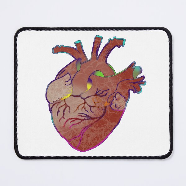 Item preview, anatomical heart color pop and semi-realism designed and sold by Kalhanne.