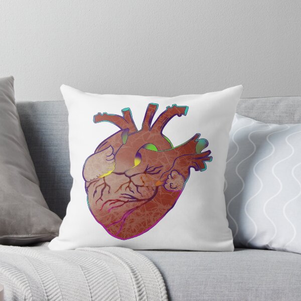 Item preview, anatomical heart color pop and semi-realism designed and sold by Kalhanne.