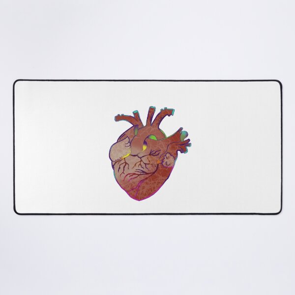 Item preview, anatomical heart color pop and semi-realism designed and sold by Kalhanne.