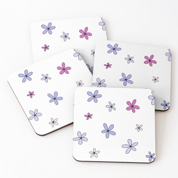Item preview, Purple Flowers Sticker Pack designed and sold by WillowTreeArt.