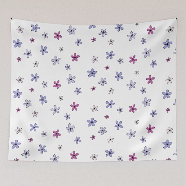 Item preview, Purple Flowers Sticker Pack designed and sold by WillowTreeArt.