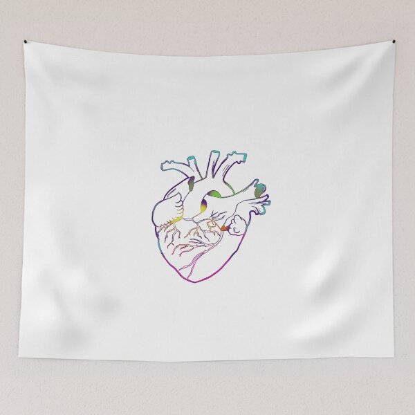 Item preview, color pop anatomical heart designed and sold by Kalhanne.