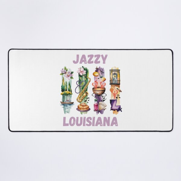Item preview, Jazzy Louisiana – music & bayou vibes design designed and sold by CleanDecor.
