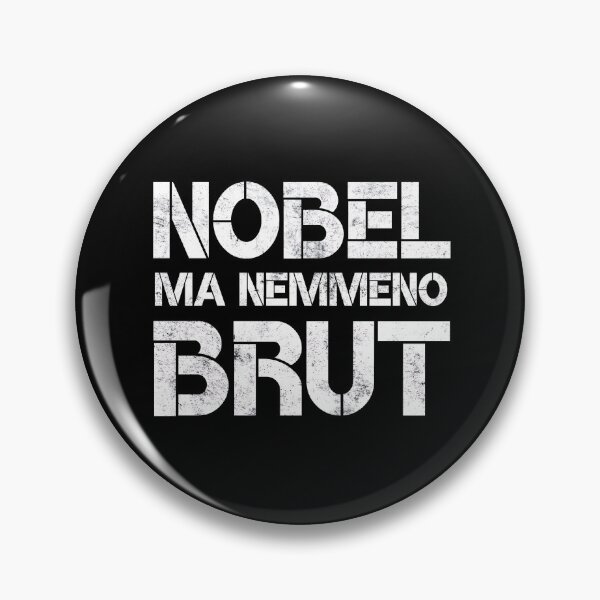 Item preview, Funny Italian Saying - Nobel Ma Nemmeno Brut - Humorous Quote Gift for Italians, Wine Lovers, Satire Fans designed and sold by BMLprint ⭐⭐⭐⭐⭐.